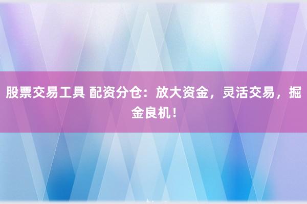 股票交易工具 配资分仓：放大资金，灵活交易，掘金良机！