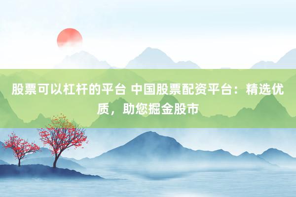 股票可以杠杆的平台 中国股票配资平台：精选优质，助您掘金股市