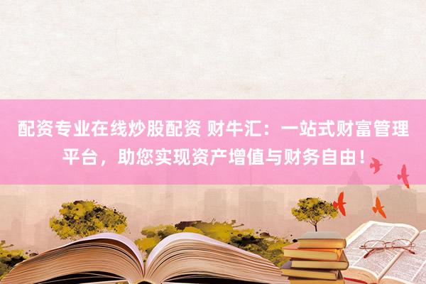 配资专业在线炒股配资 财牛汇：一站式财富管理平台，助您实现资产增值与财务自由！