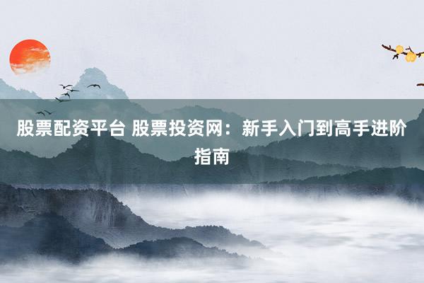 股票配资平台 股票投资网：新手入门到高手进阶指南